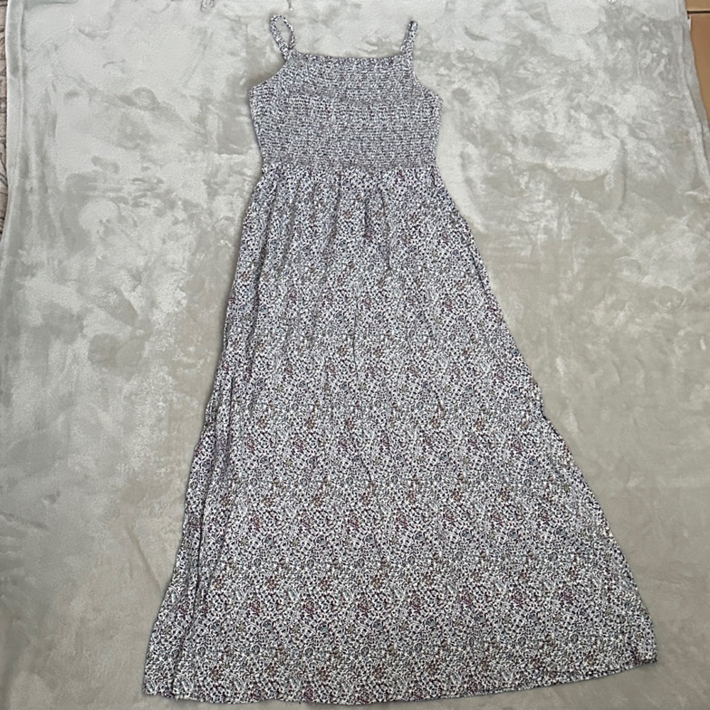 Old Navy Floral Smocked Long Dress